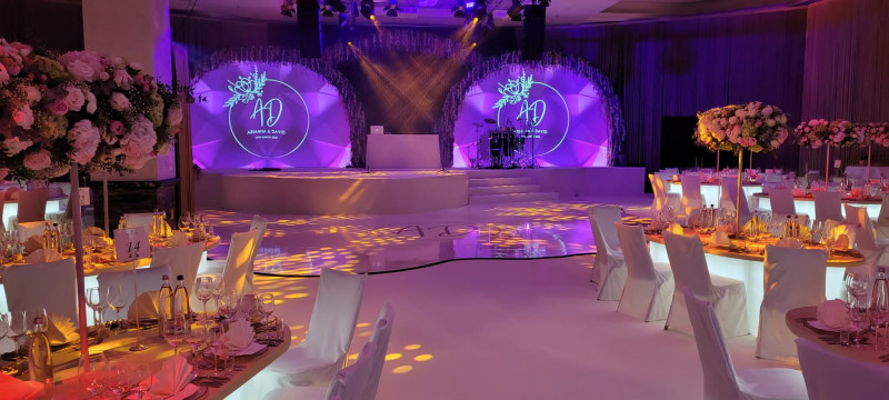 Hochzeitsfeier mit Chuppa Bild 1